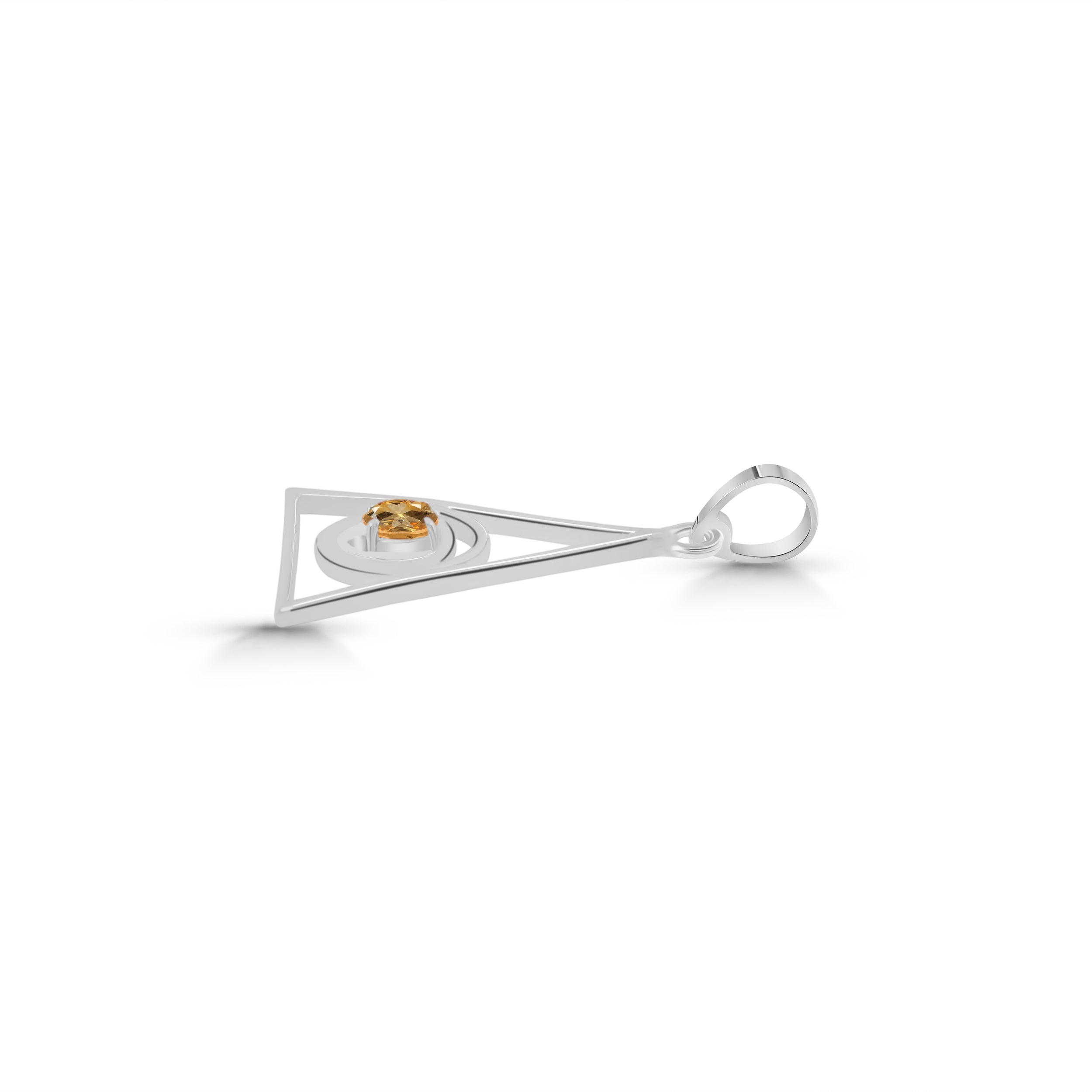 Citrine Pendant-(CIT-SN-175.)